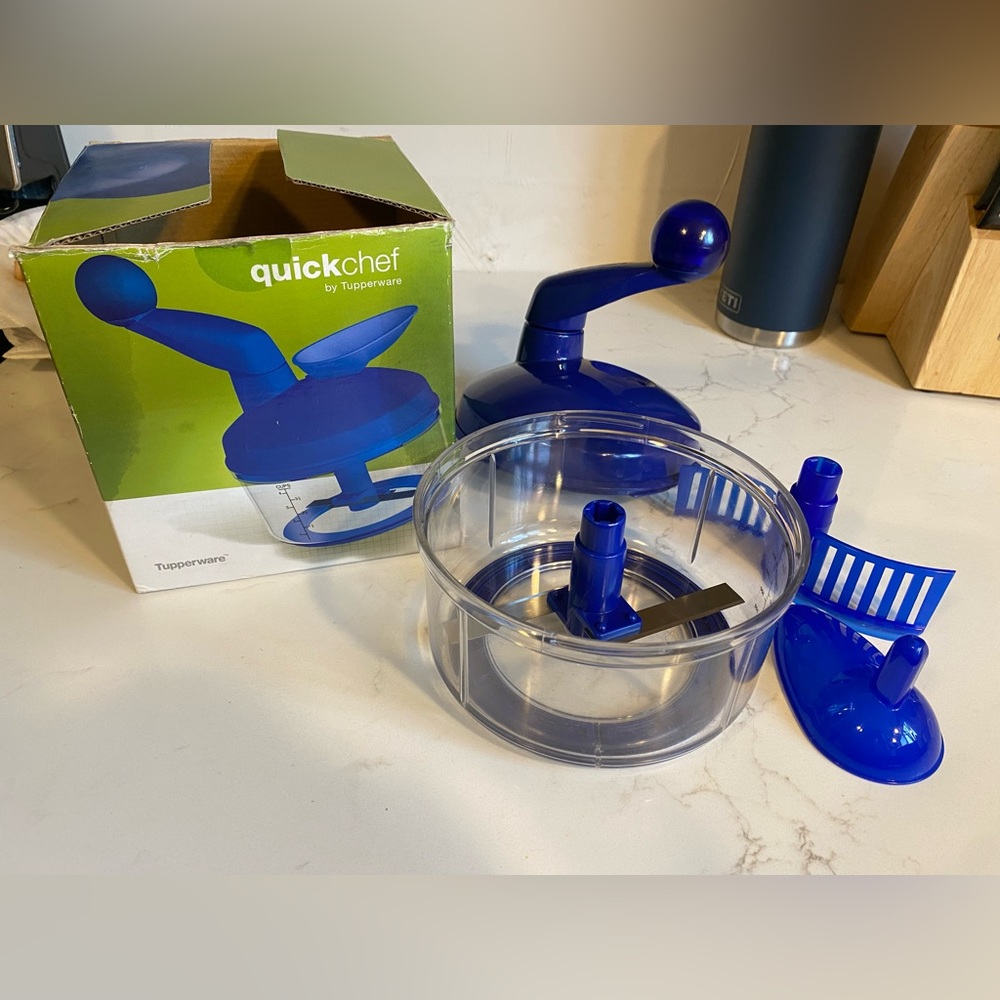Tupperware Quick Chef Hand Blender/ Food Processor